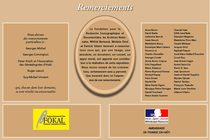 remerciements