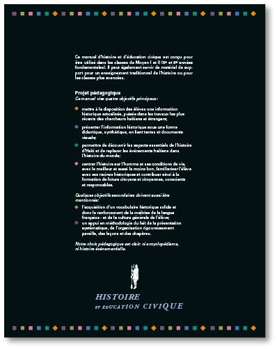 dos couverture du manuel scolaire "Histoire et Education civique"