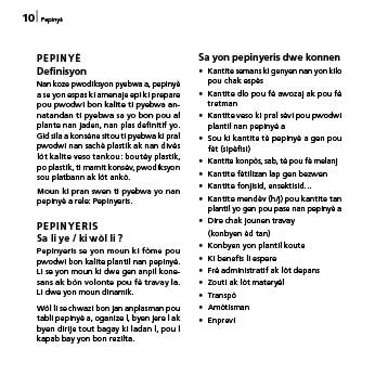 p 10, "Gid pwodiksyon pyebwa"