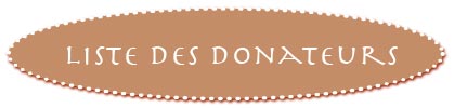 liste des donateurs
